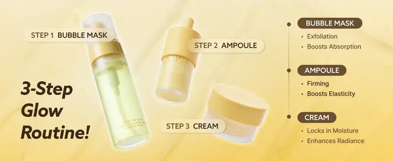 Honey Banana BDRN 3-Step Skincare Set